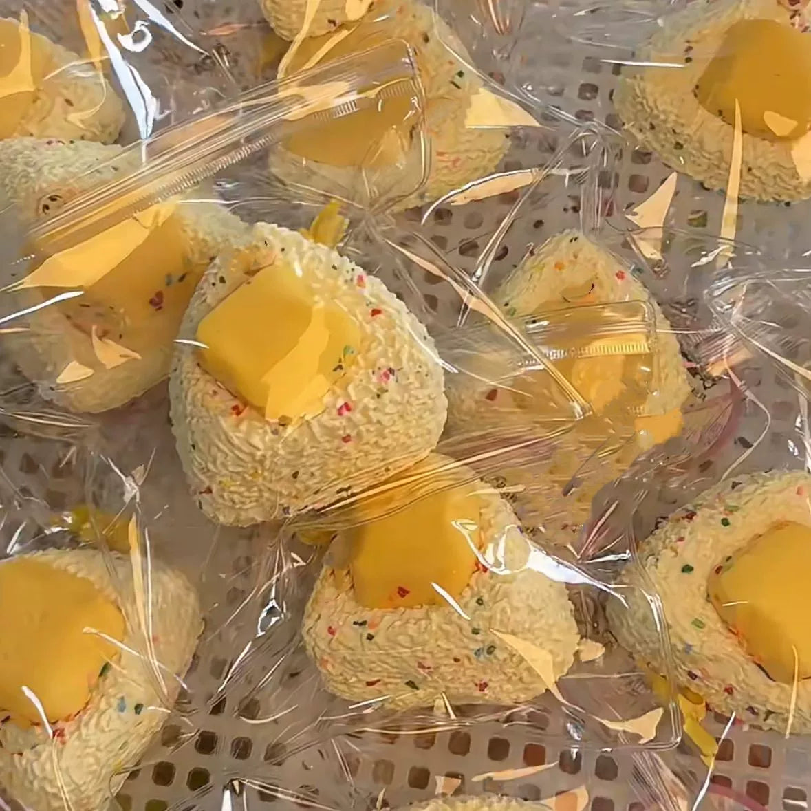 Mango Rice Ball Squishy Toy