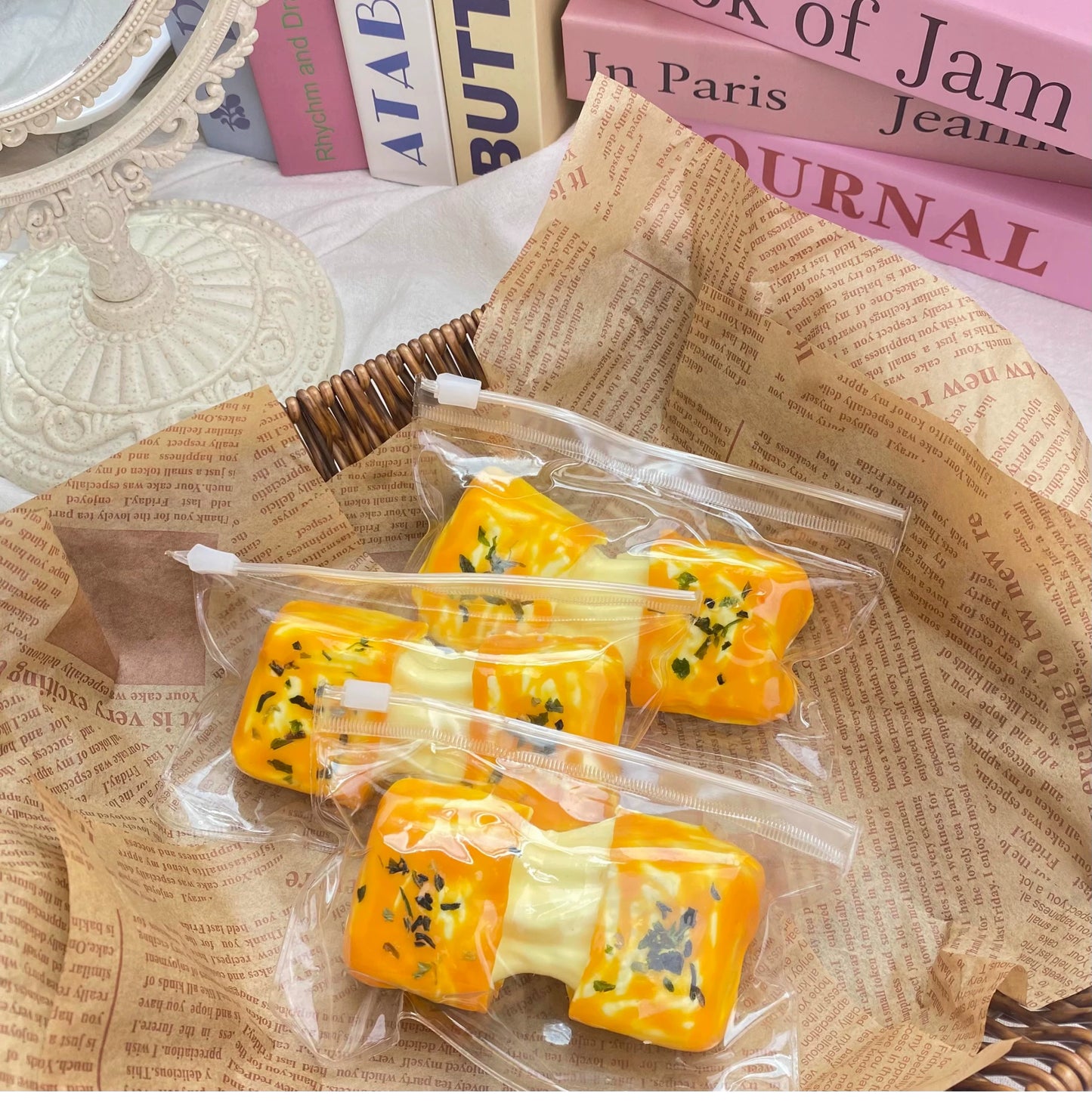 Seaweed Rice Cake Squishy Toy