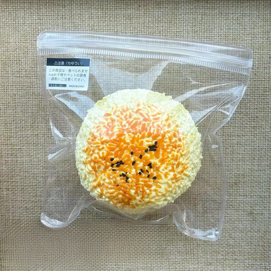 Sesame Rice Ball Squishy Toy