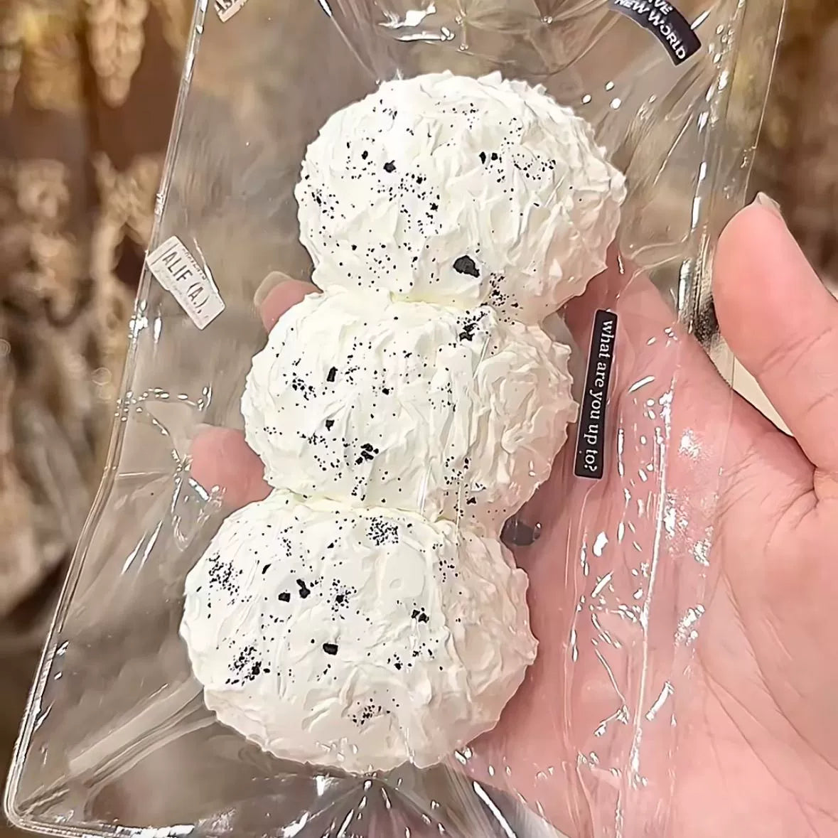 Oreo Cream Ball Squishy Toy