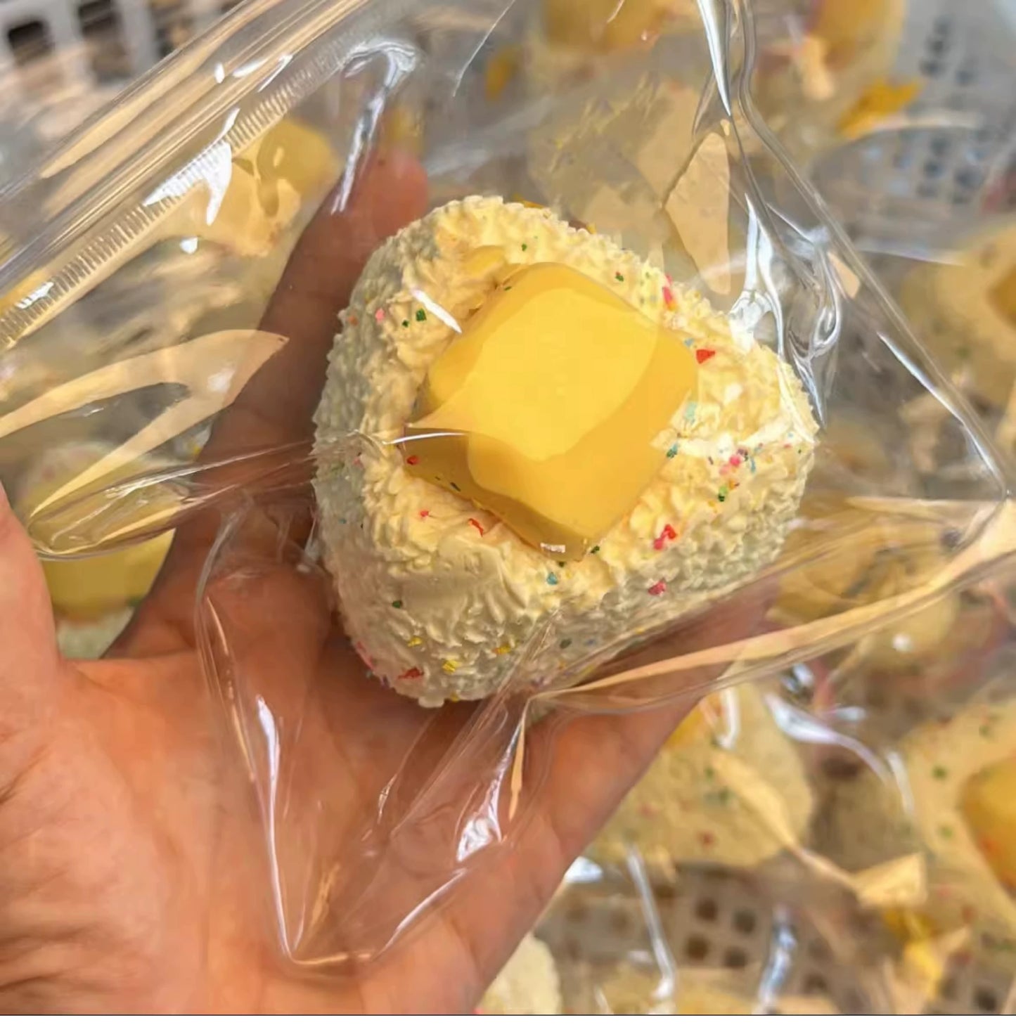 Mango Rice Ball Squishy Toy