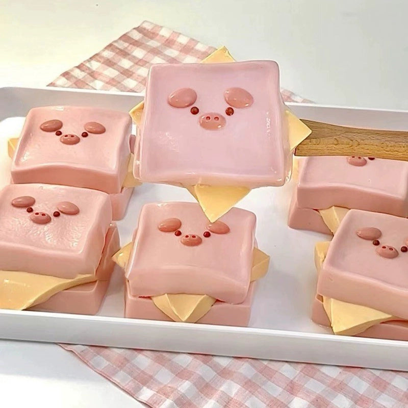 Piggy Toast Squishy Toy