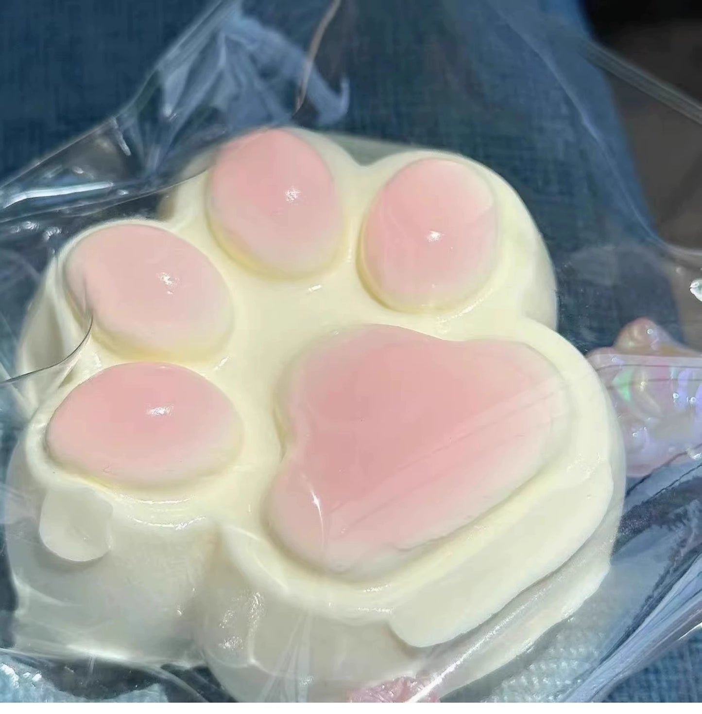 Blush Cat Paw Squishy Toy