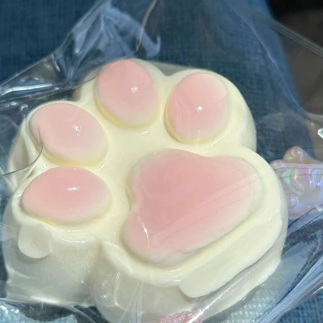 Blush Cat Paw Squishy Toy