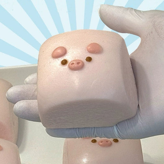 Squishy Toy Pink Pig Bread