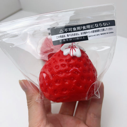 Big Strawberry Squishy Toy